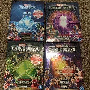 24 Disc Marvel Cinematic Universe Box Set in Blue-Ray
